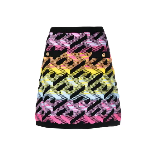 VERSACE Skirt With La Greca Motif 'Multicolor'