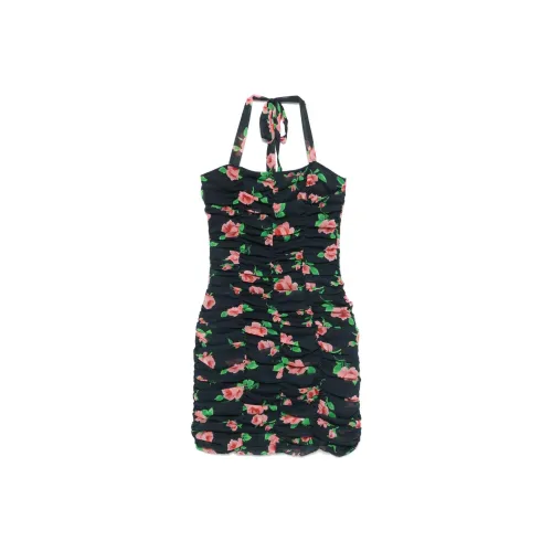 Rotate Ruched Chiffon Mini Dress