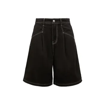ONLY Denim Shorts Women's Black Denim