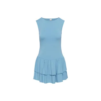 ARITZIA Wilfred Bloomsbury Dress Sleeveless Dress Women's Buoy/Float Blue