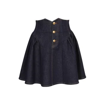 AIVEI Denim Short Skirts Women's Dark Blue/3300