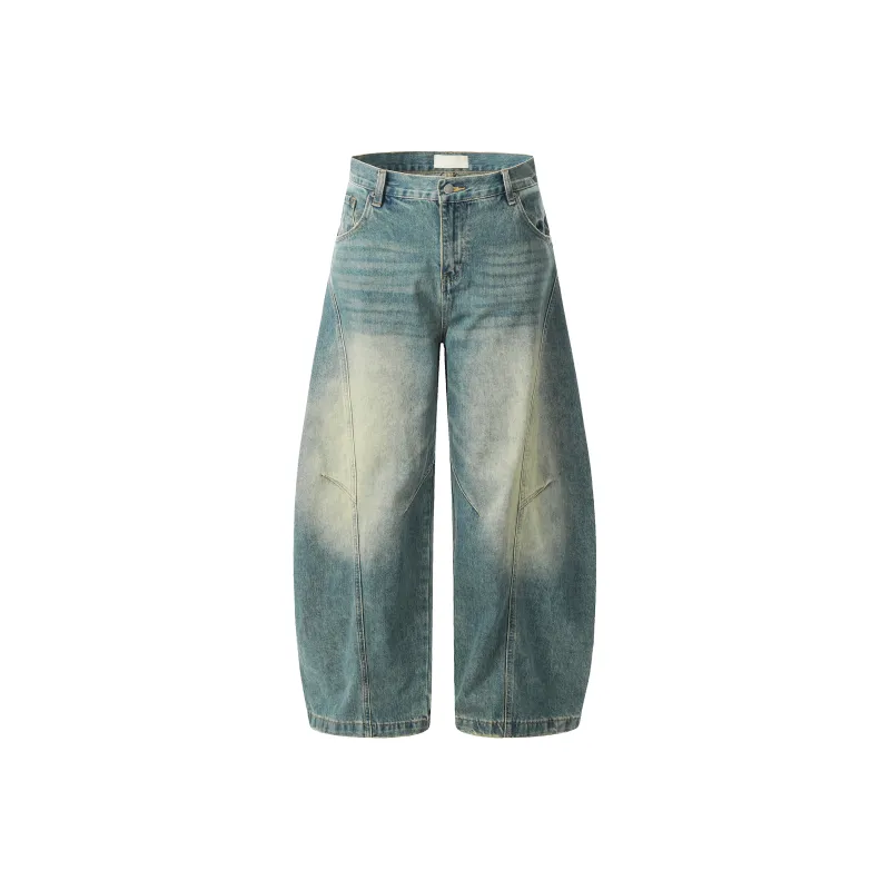 VINMUK Jeans Unisex Washed Blue-0