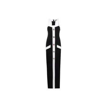BALMAIN Evening Dresses Women's Black