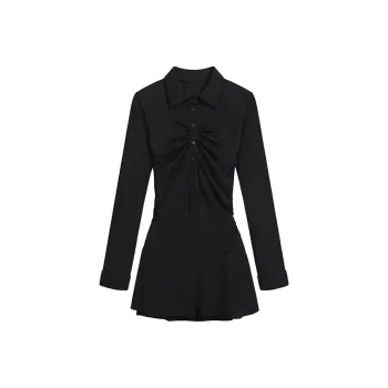 Incolore Long Sleeved Dress Women's Black