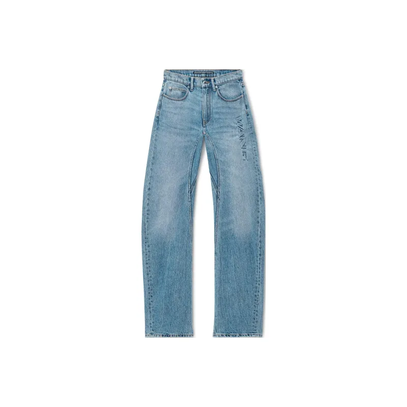 Alexander Wang Logo embossed Jeans-0