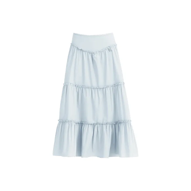 Wen Shan Casual Long Skirt Women's-4