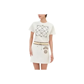 HERMES FW23 Casual Short Skirts Women's White