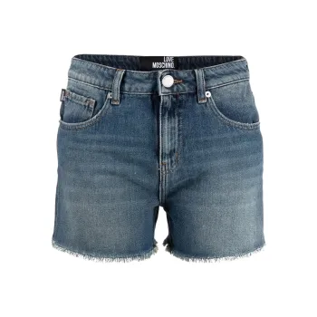 LOVE MOSCHINO Denim Shorts Women's Blue