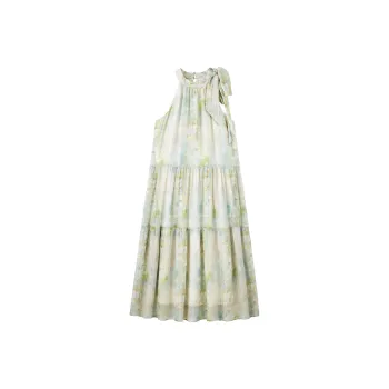 LEDIN Sleeveless Dress Women's Matte Mint Green