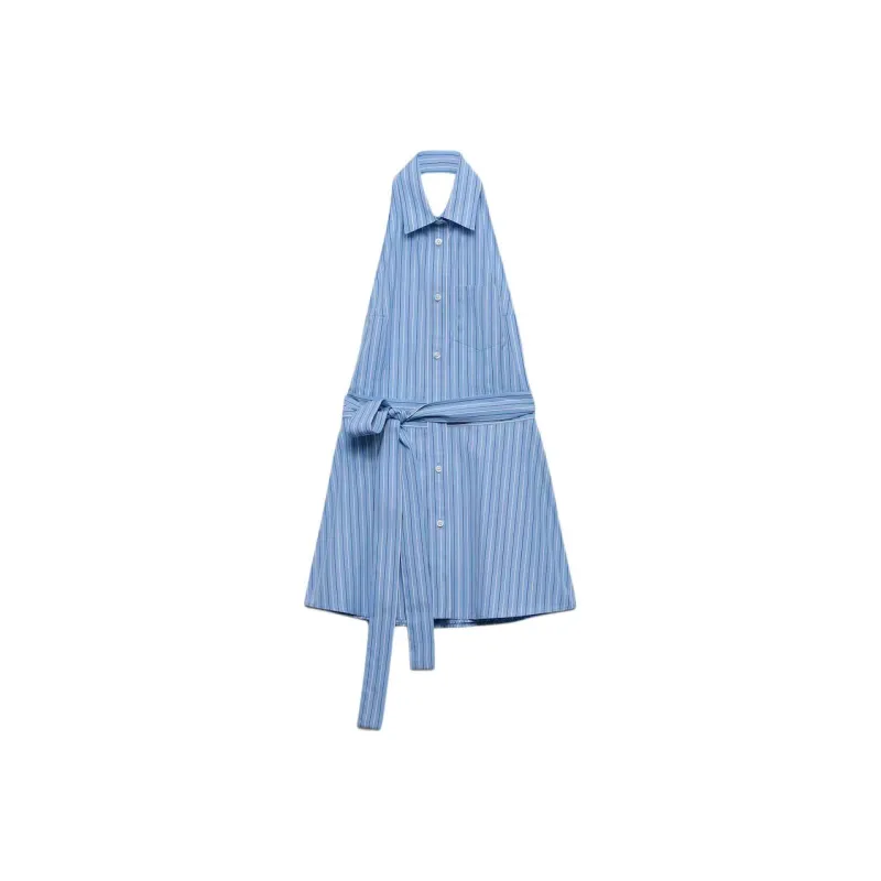 PRADA Sleeveless Striped Shirt-0