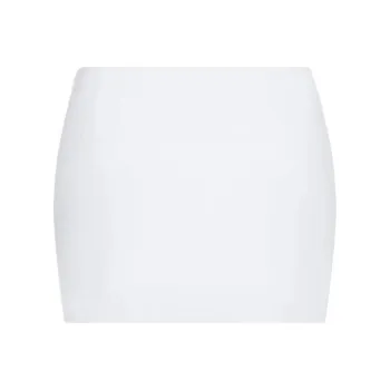 Khy SS24 DROP 007 Poplin Micro Mini Skirt Casual Short Skirts Women's White/White