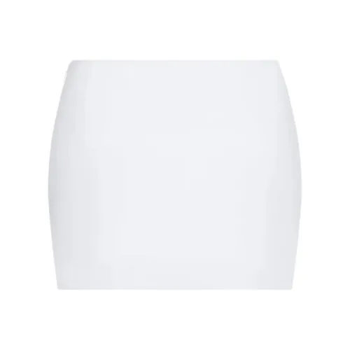 Khy SS24 DROP 007 Poplin Micro Mini Skirt Casual Short Skirts Women's White/White