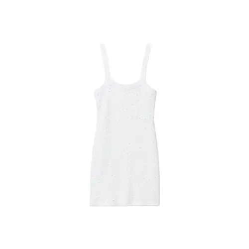 Alexander Wang Bodywear Series Slip Dresses Women's White