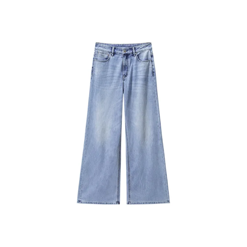 BAIXIAOT Jeans Women's Light Blue-0