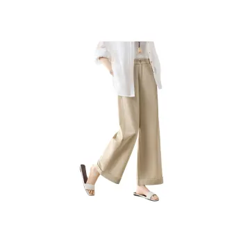 Mo Han Yi Mei Casual Pants Women's Light Khaki