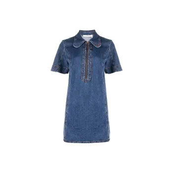 See By Chloe Denim Short Skirts Women's Blue