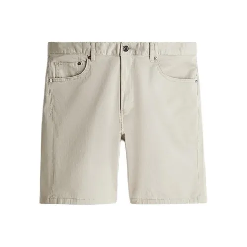 H&M Casual Shorts Men Light Beige