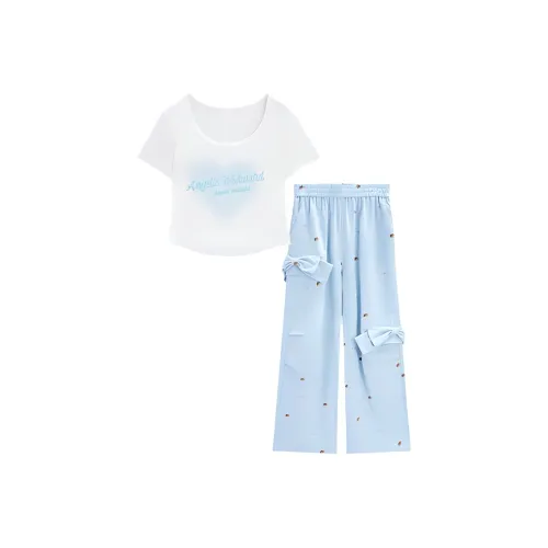 Love To Serve Casual Suit Women's White