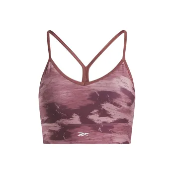Reebok ID TRAIN CAMO BRA Sports Underwear Women's Red