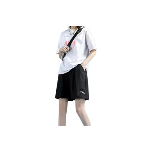 ANTA Casual Suits Women's Pure White+Basic Black