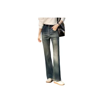 Mo Han Yi Mei Jeans Women's Dark Blue