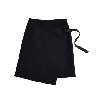 MS MIN Casual Short Skirts Women's Ink Black