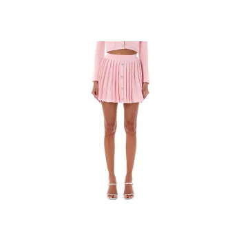 Self portrait Casual Short Skirts Women's Pink