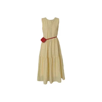 MTHE Sleeveless Dress Women's Yellow