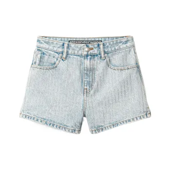 Alexander Wang Denim Shorts Women's Blue