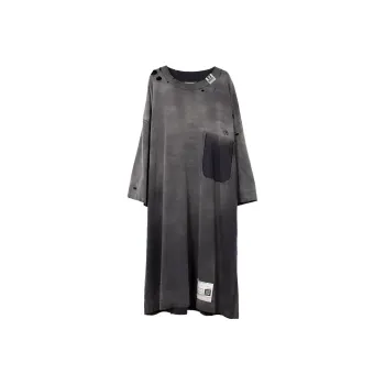 Maison Mihara Yasuhiro SS25 Long Sleeved Dress Women's Black