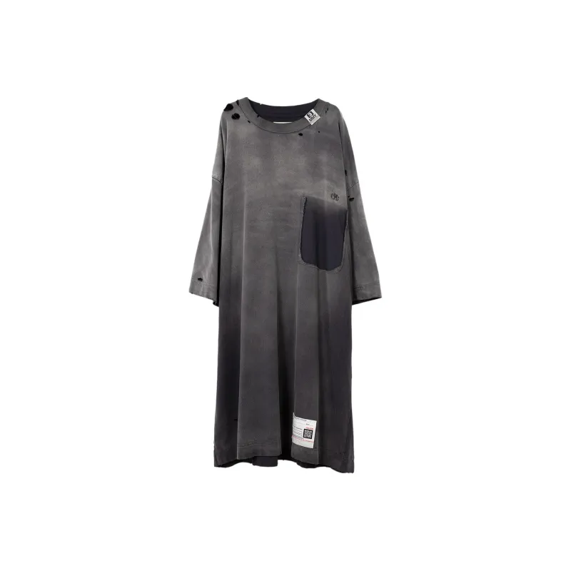 Maison Mihara Yasuhiro SS25 Long Sleeved Dress Women's Black-0