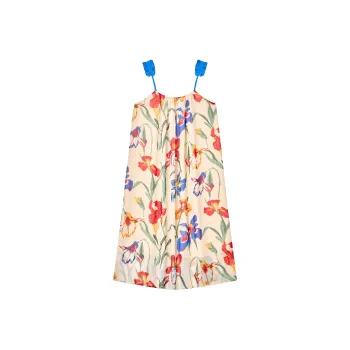 ELF SACK Slip Dress Women's Iris Color