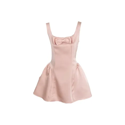 Mu Xiao Xin Slip Dresses Women's Pink