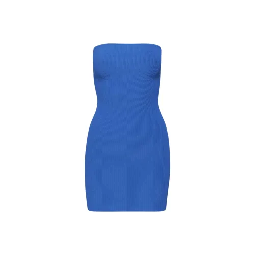 ARITZIA Babaton Sculpt Knit Tube Dress Sleeveless Dress Women's Bright Sapphire Blue
