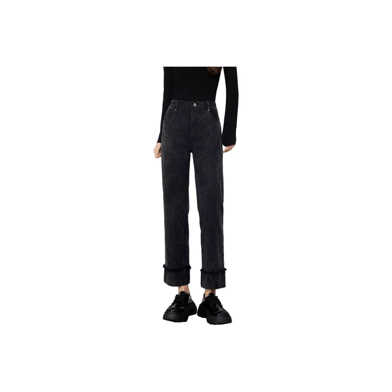 SMEN Jeans Women's Black-0