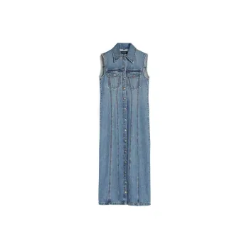 SportMax Denim Short Skirts Women's Blue
