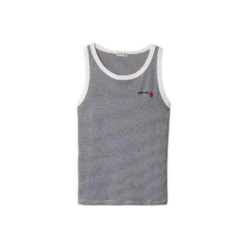 MIU MIU X Petit Bateau Ribbed Top