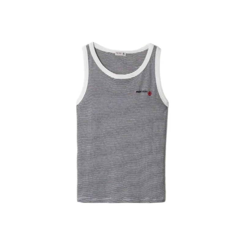 MIU MIU X Petit Bateau Ribbed Top-0
