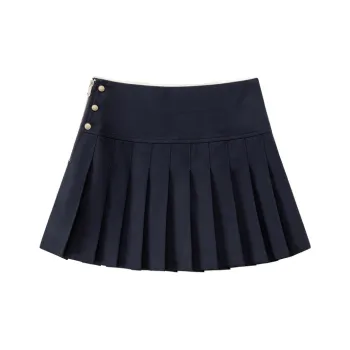 CHUU Casual Short Skirts Women's Navy Blue