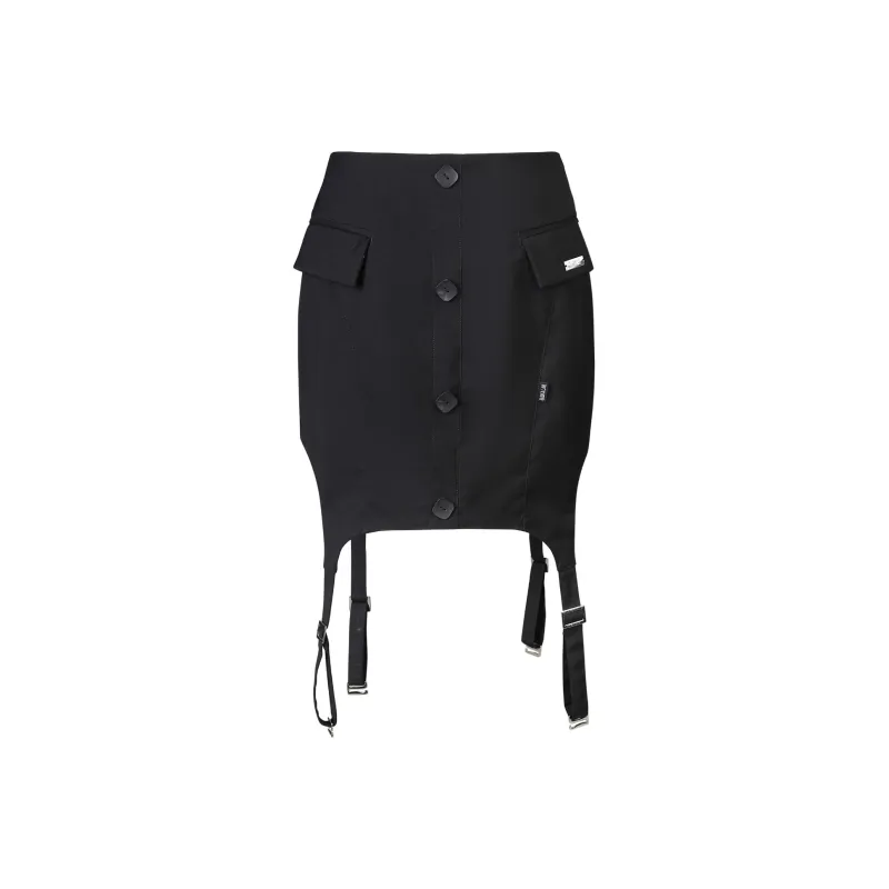 Guuka Hero Casual Short Skirts Women's Black-0