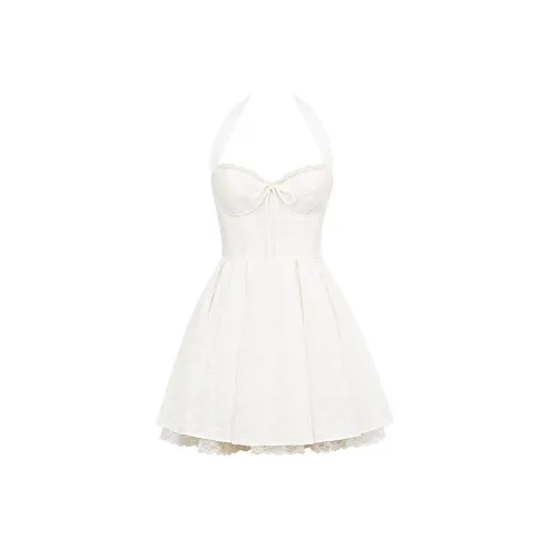 HOUSE OF CB Harriet Slip Dress Women's WHITE/White