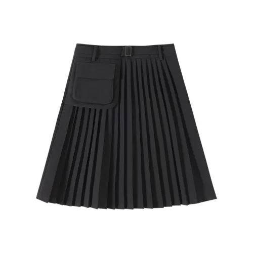 Hacikis Casual Short Skirts Women's Paul Black
