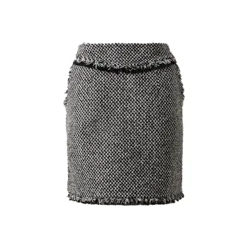 ELLE Casual Short Skirts Women's Black/White
