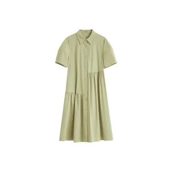 Inman Long Sleeved Dress Women's Khaki Green