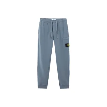 STONE ISLAND Knitted Sweatpants Men's Aviation Blue