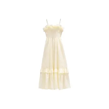 ETSE Slip Dresses Women's Apricot