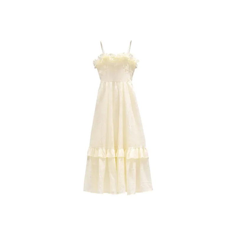 ETSE Slip Dresses Women's Apricot-0