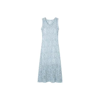 THE SEA LIFE Sleeveless Dress Women's Sunny Mountain Blue