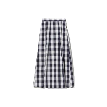 Beams Casual Long Skirts Women's Marine Blue