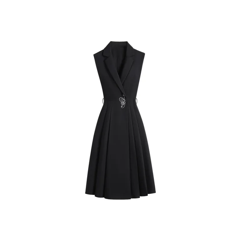 Cypress House Sleeveless Dress Women's Black-0